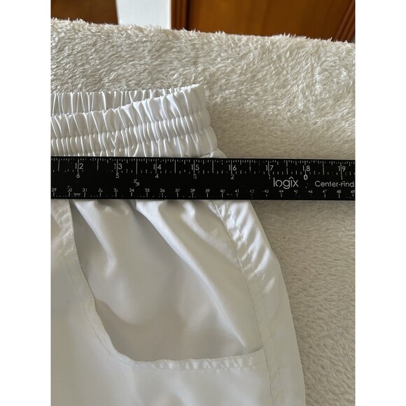 Linea Uomo Oversized Cargo  Track Suit White Nylon Size L Hiphop Athleisure - Picture 8 of 16